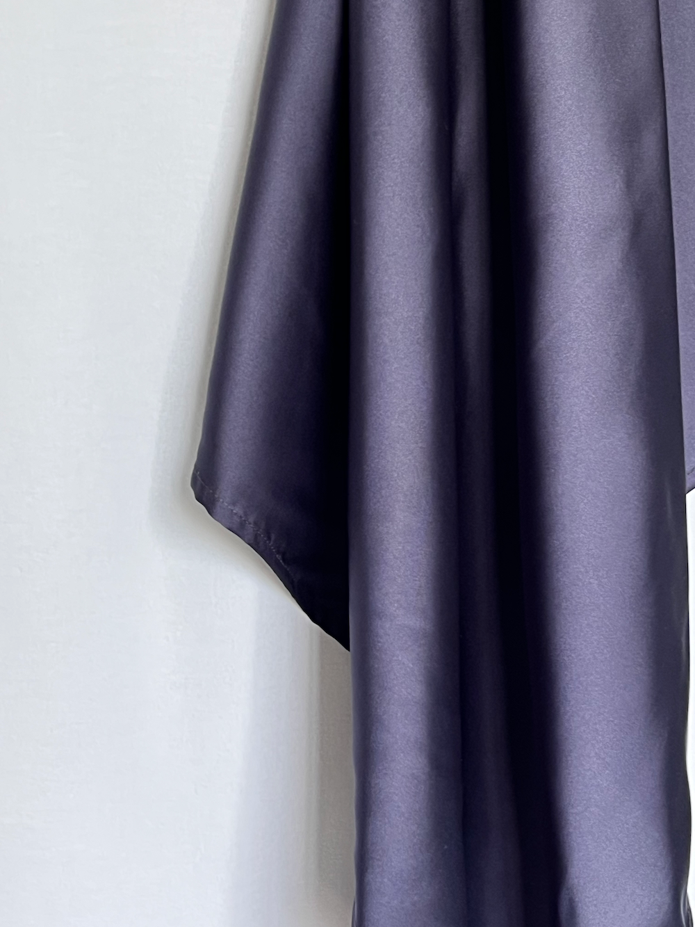 Foulard satin gris foncé - ANTHRACIA