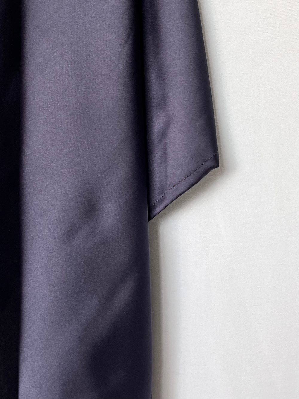 Foulard satin gris foncé - ANTHRACIA