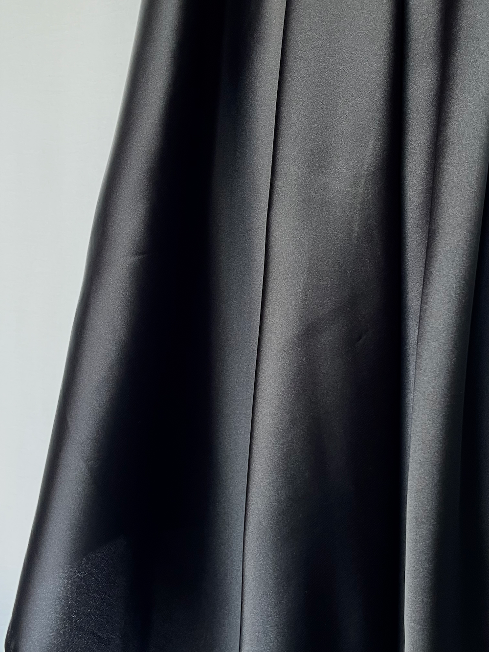 Foulard satin noir - MARIA