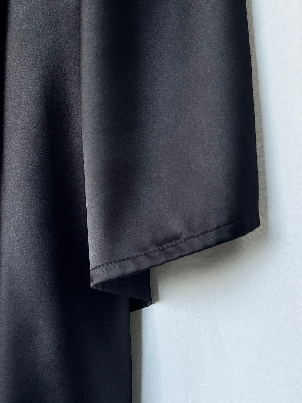 Foulard satin noir - MARIA