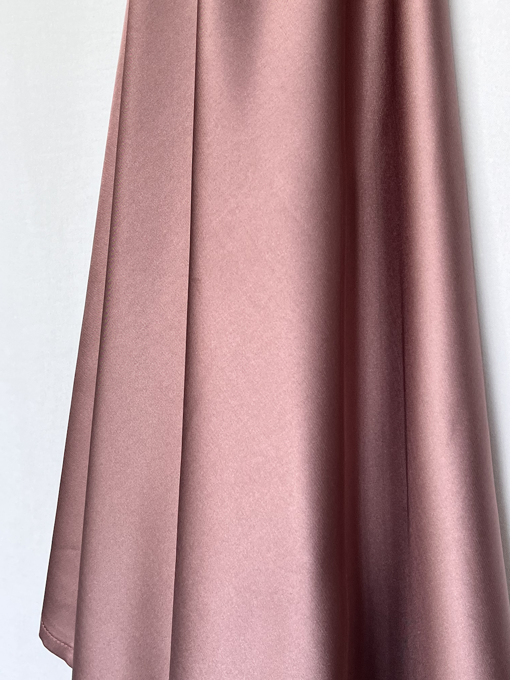 Foulard satin vieux rose - ALBA