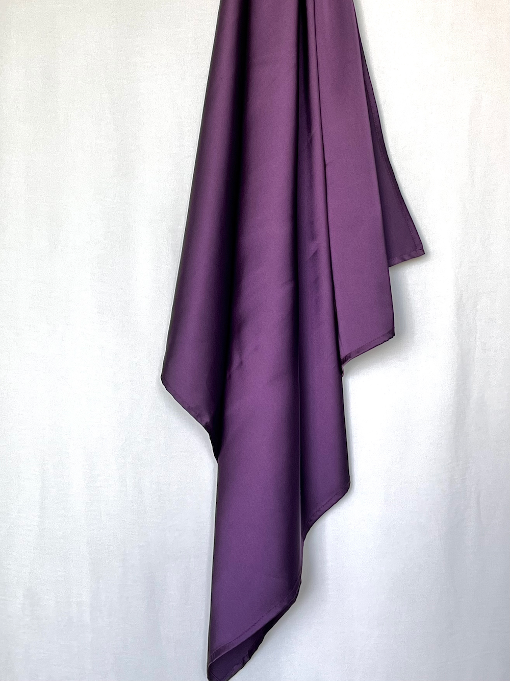 Foulard satin violet - HAZEL