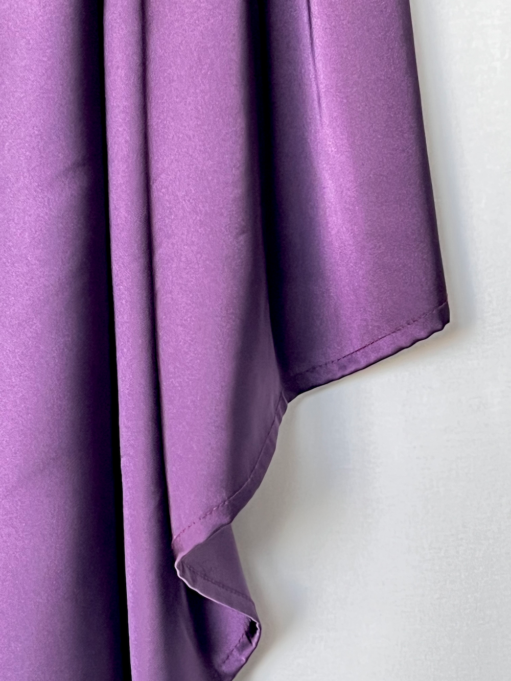 Foulard satin violet - HAZEL