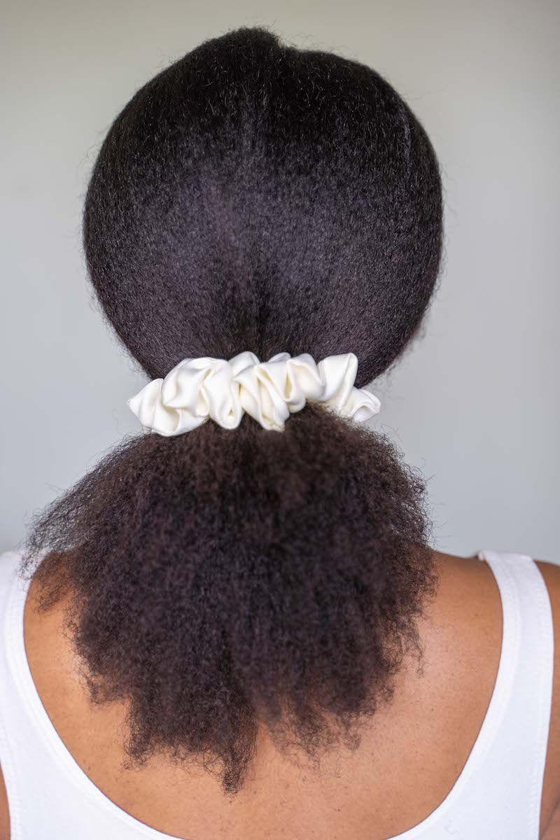 CHOUCHOU en satin Maxi, Classic, Mini blanc ivoire - VANESSA